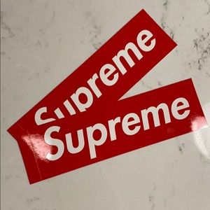 Supreme Box Logo Stickers (2)